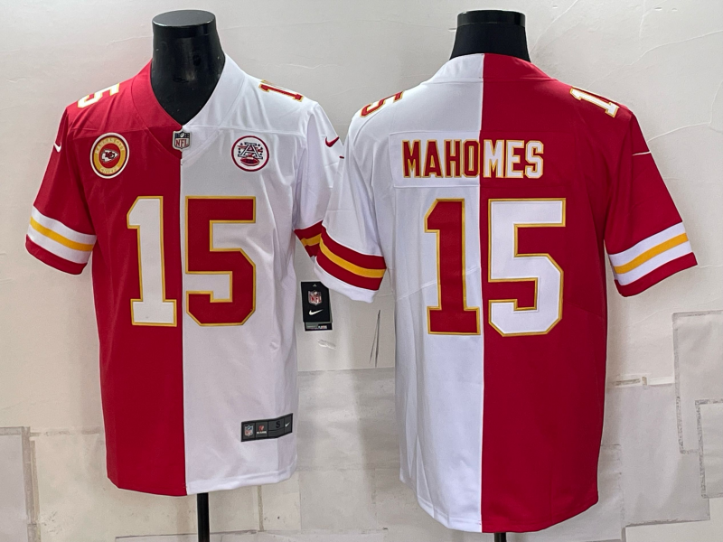 Men Kansas City Chiefs #15 Mahomes red Nike NFL Jersey 100401